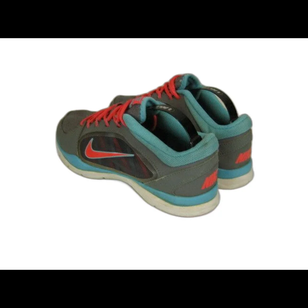 Womens Nike Training Gray/Blue Running Athletic Tennis Shoes sz 7.5